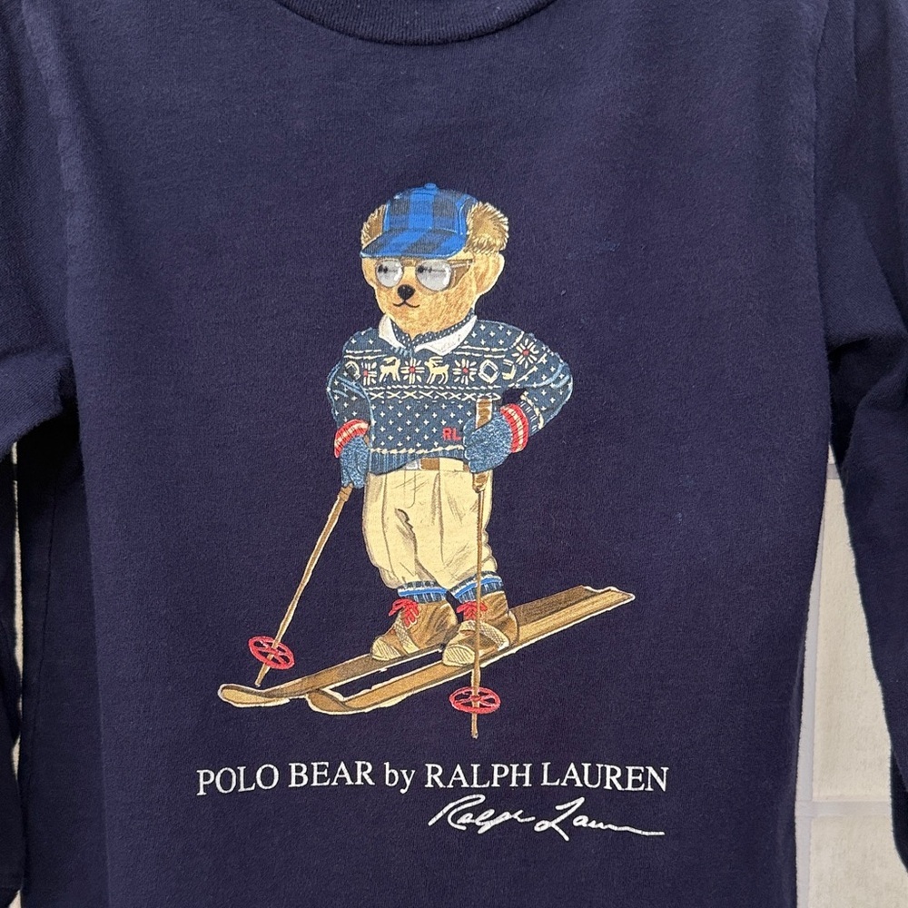 Polo Bear by Ralph Lauren Kids Long Sleeve Shirt size 3T - Picture 2 of 6